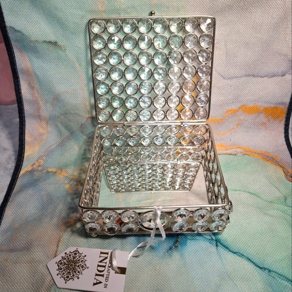 Other - Silver Crystal Decor Box